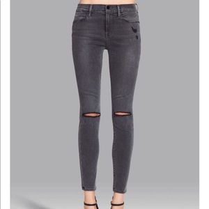 NWT Frame Le High Skinny Gray/Black ‘Kinsmith’ -28